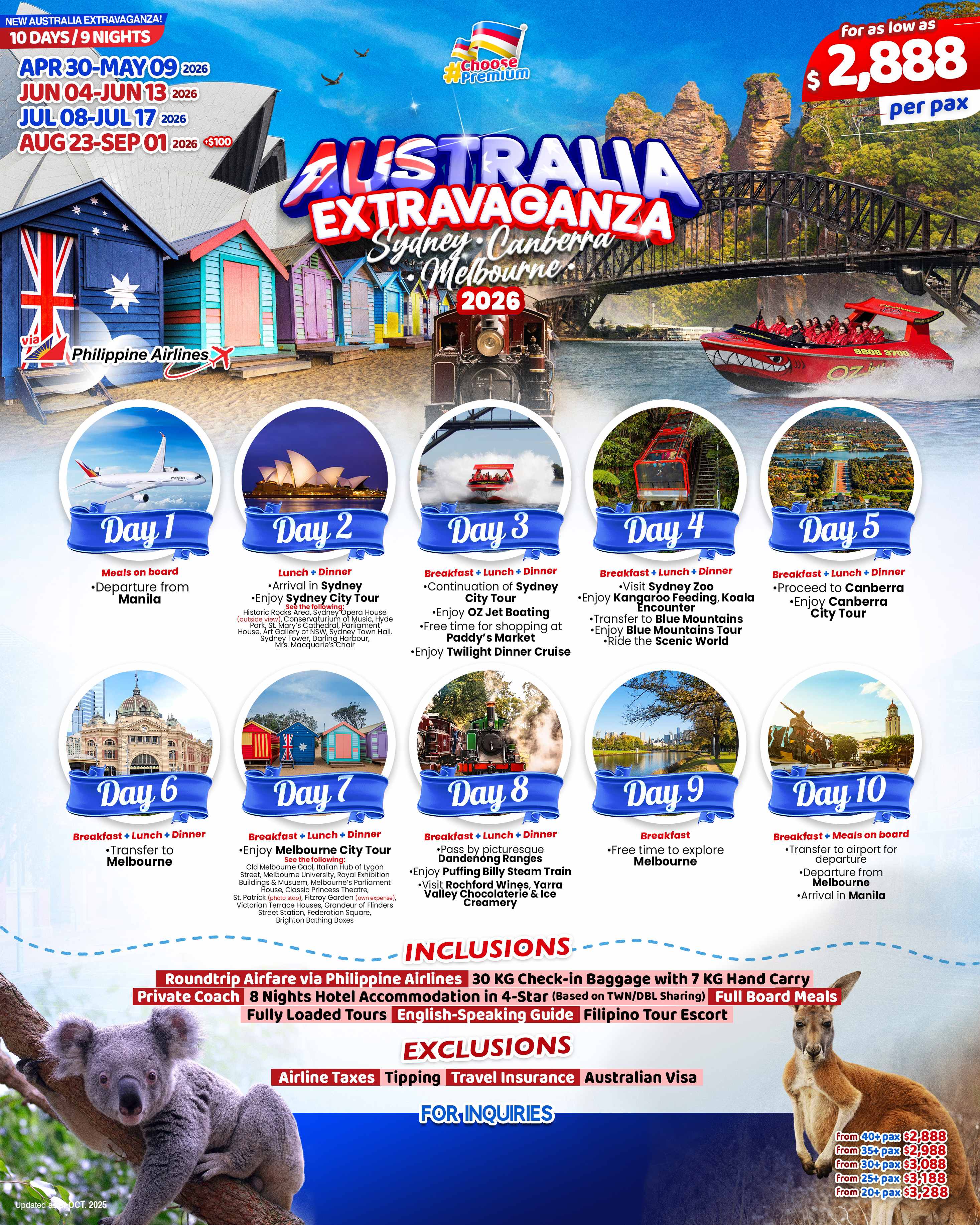 AUSTRALIA (Australia Extravaganza via PAL) 2026