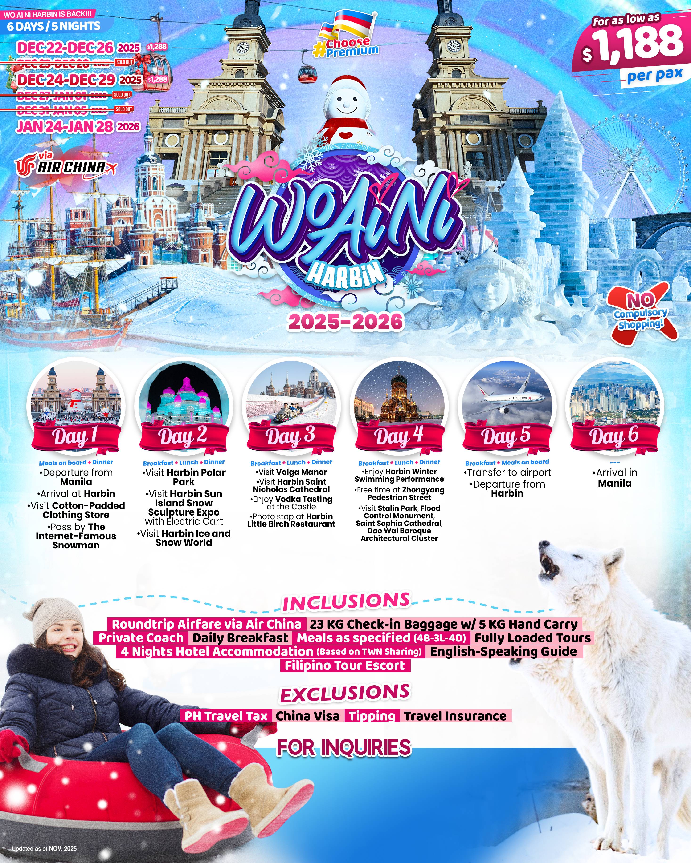 CHINA (Wo Ai Ni-Harbin) 2025-2026