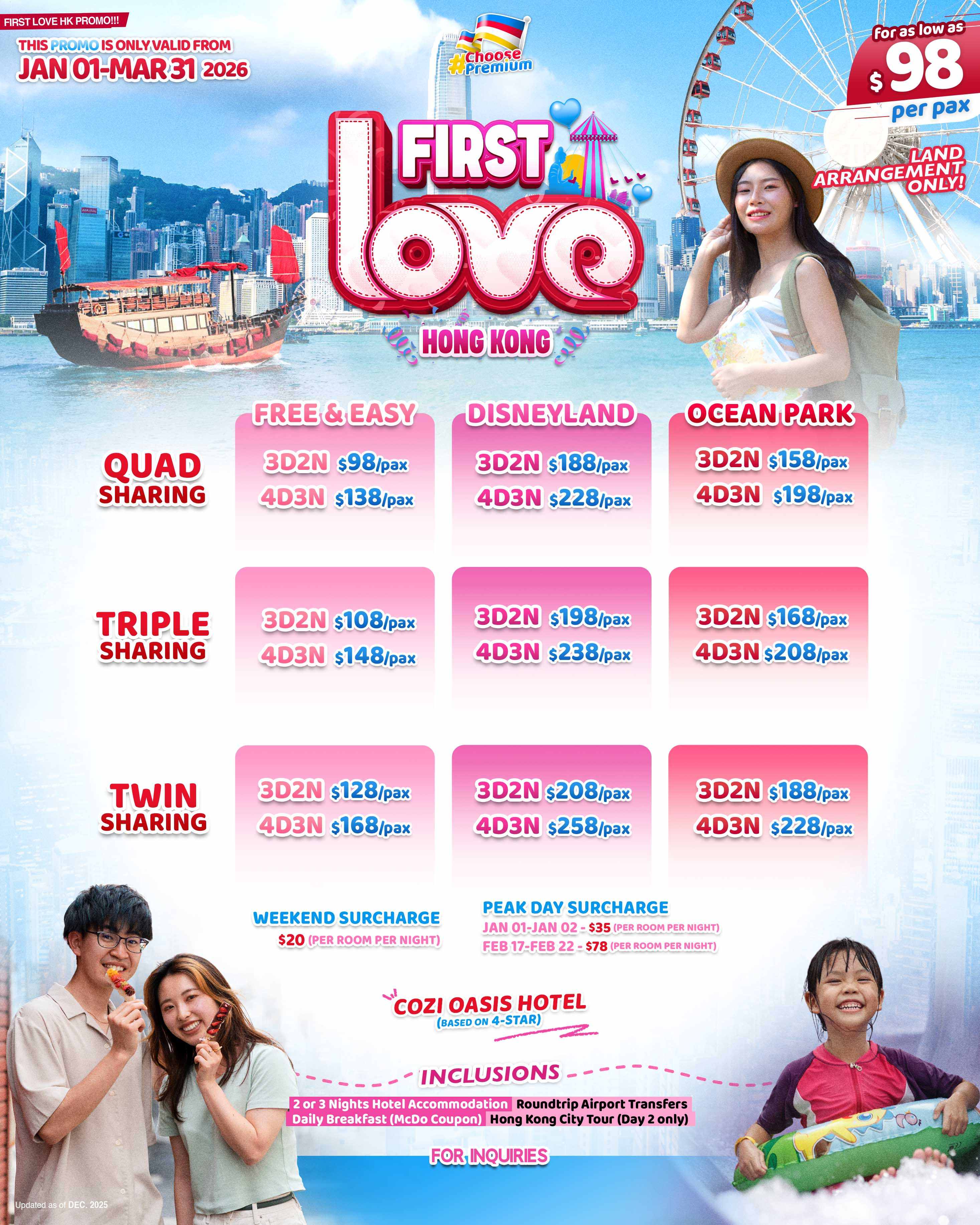 HONG KONG (First Love-HK Promo) 2026
