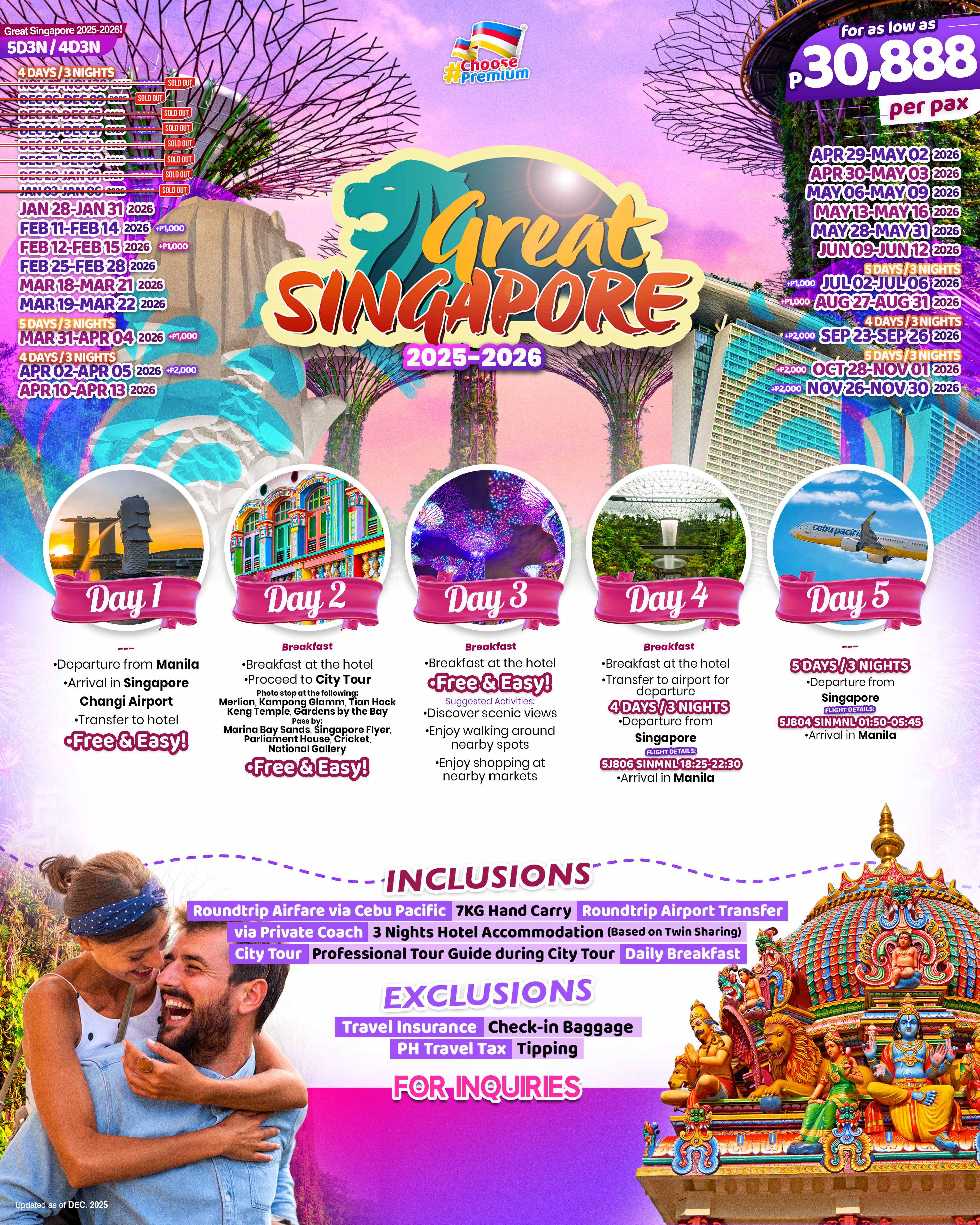 SINGAPORE (Great Singapore) 2025-2026